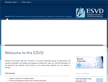 Tablet Screenshot of esvd.org